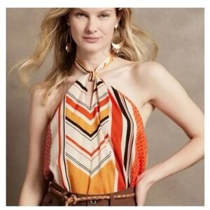 Silk Banana Republic Halter